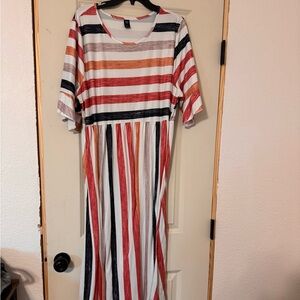 Striped Maxi Dress